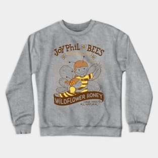 Joyphil Bees Beekeeping Illustration Crewneck Sweatshirt